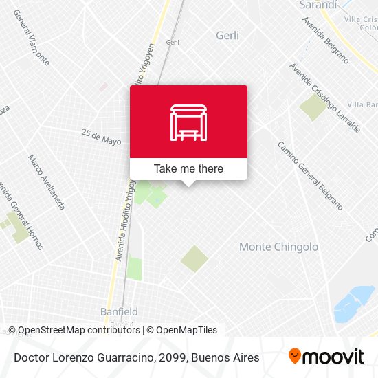 Mapa de Doctor Lorenzo Guarracino, 2099