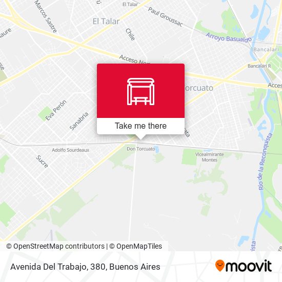 Avenida Del Trabajo, 380 map