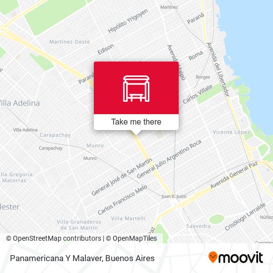 Mapa de Panamericana Y Malaver
