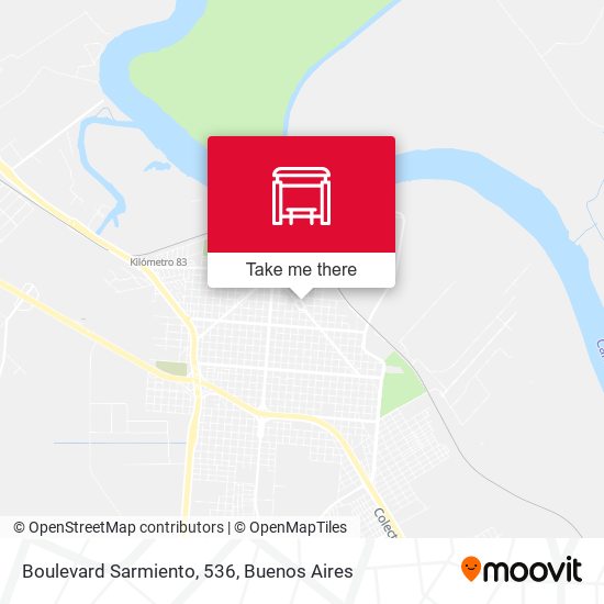Boulevard Sarmiento, 536 map
