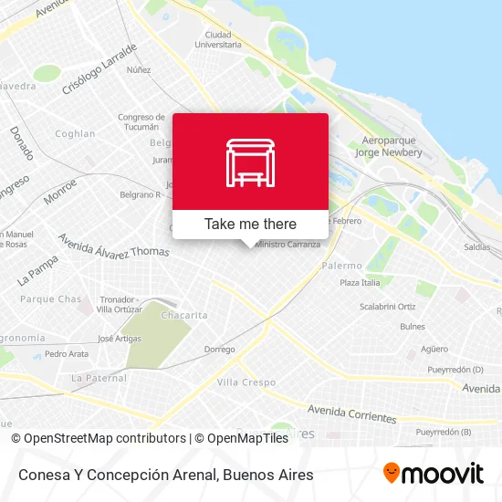 Conesa Y Concepción Arenal map
