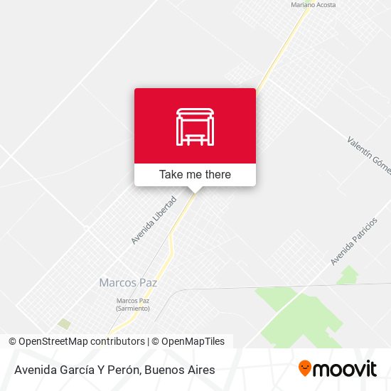 Mapa de Avenida García Y Perón
