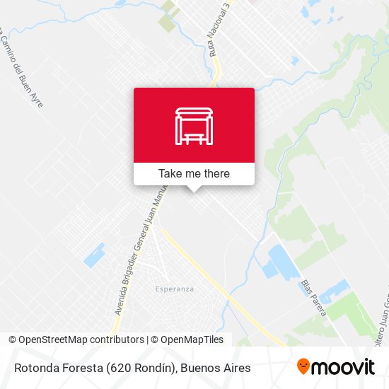 Rotonda Foresta (620 Rondín) map