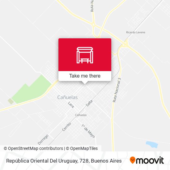 República Oriental Del Uruguay, 728 map