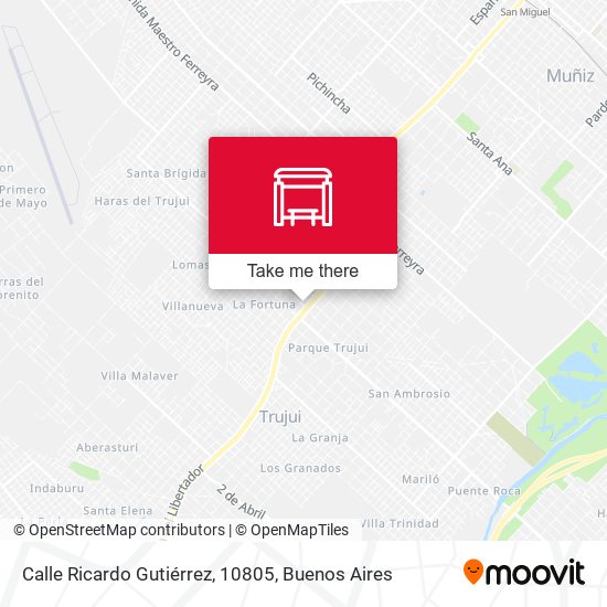 Calle Ricardo Gutiérrez, 10805 map