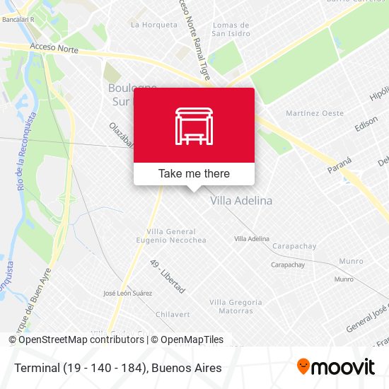 Mapa de Terminal (19 - 140 - 184)