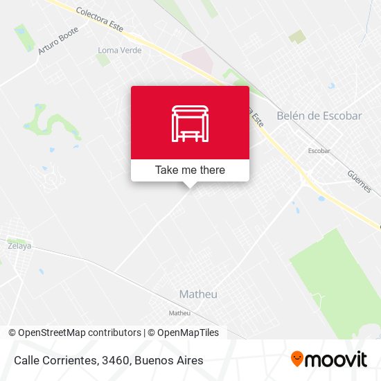 Calle Corrientes, 3460 map