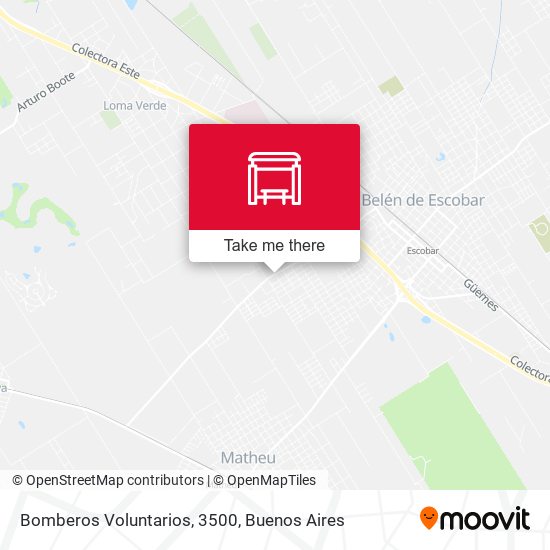 Bomberos Voluntarios, 3500 map
