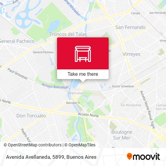 Mapa de Avenida Avellaneda, 5899