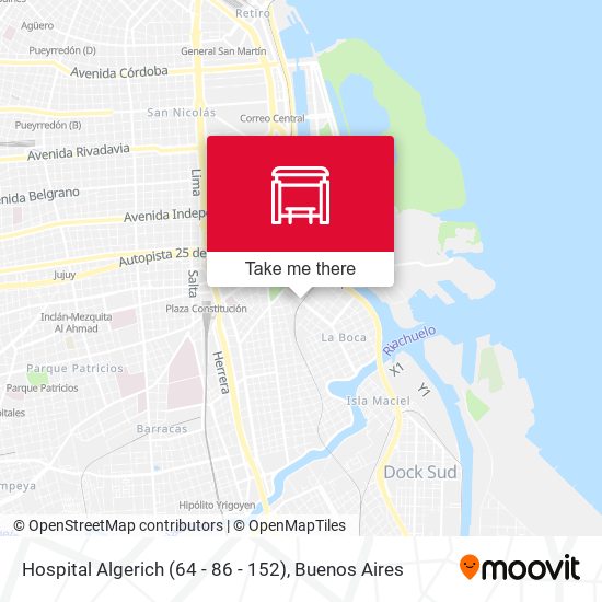 Hospital Algerich (64 - 86 - 152) map