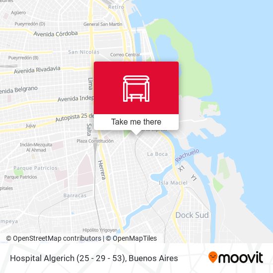 Hospital Algerich (25 - 29 - 53) map