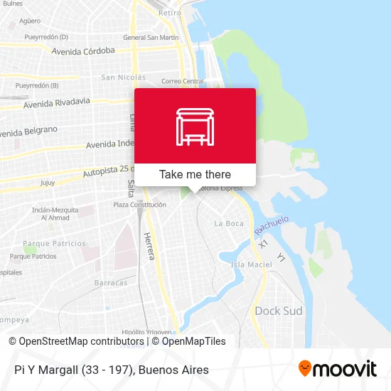 Pi Y Margall (33 - 197) map