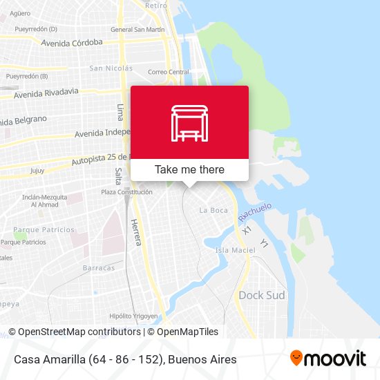 Casa Amarilla (64 - 86 - 152) map