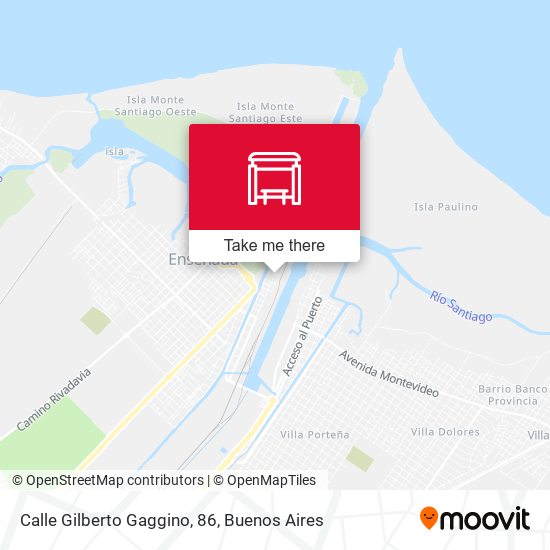 Mapa de Calle Gilberto Gaggino, 86