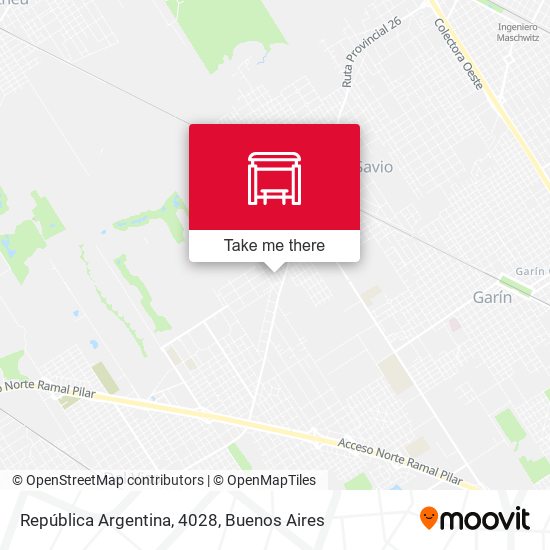 República Argentina, 4028 map