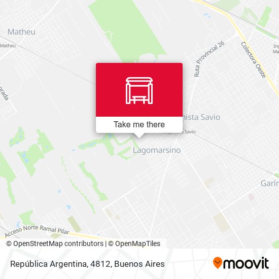 República Argentina, 4812 map