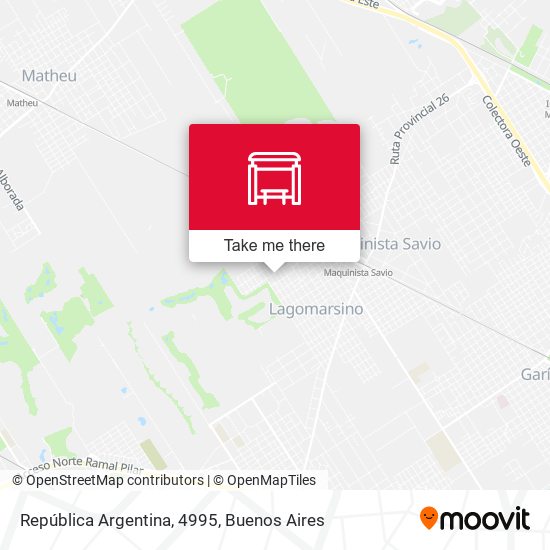 República Argentina, 4995 map