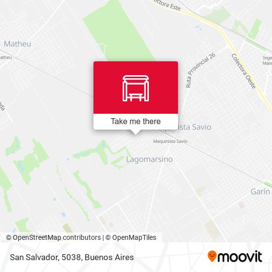 Mapa de San Salvador, 5038