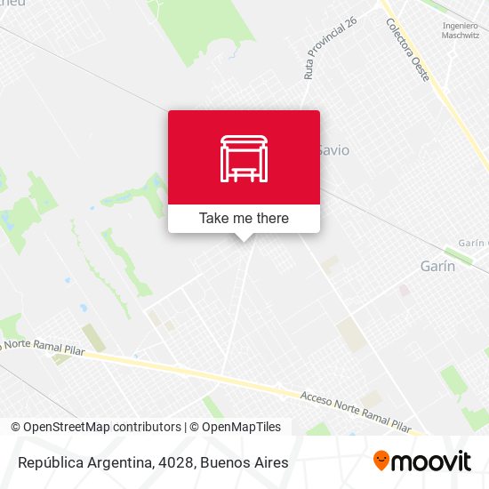 República Argentina, 4028 map