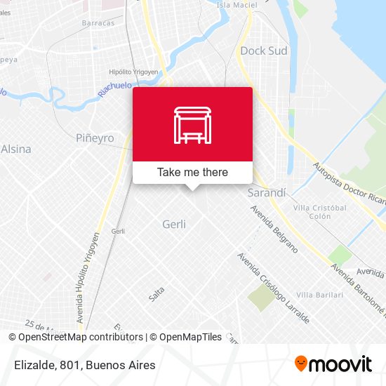 Mapa de Elizalde, 801