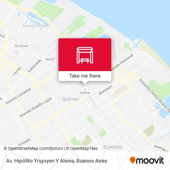 Av. Hipólito Yrigoyen Y Alsina map