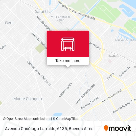 Avenida Crisólogo Larralde, 6135 map