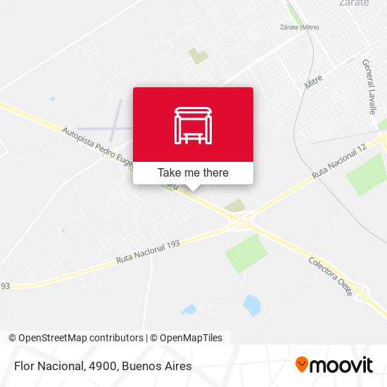 Flor Nacional, 4900 map