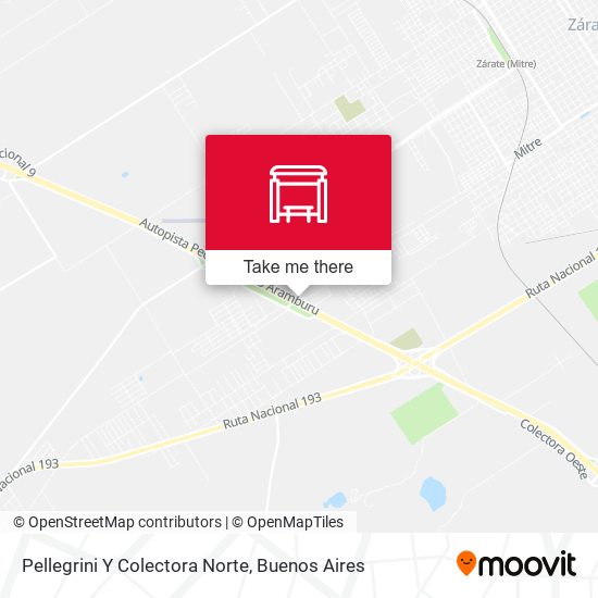 Pellegrini Y Colectora Norte map