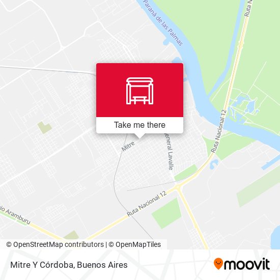 Mapa de Mitre Y Córdoba