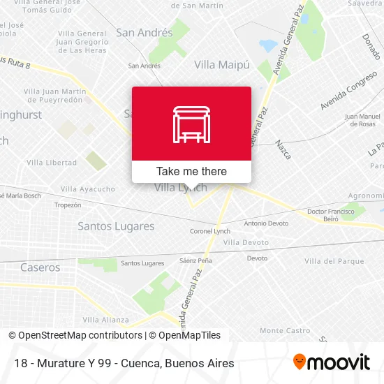18 - Murature Y 99 - Cuenca map