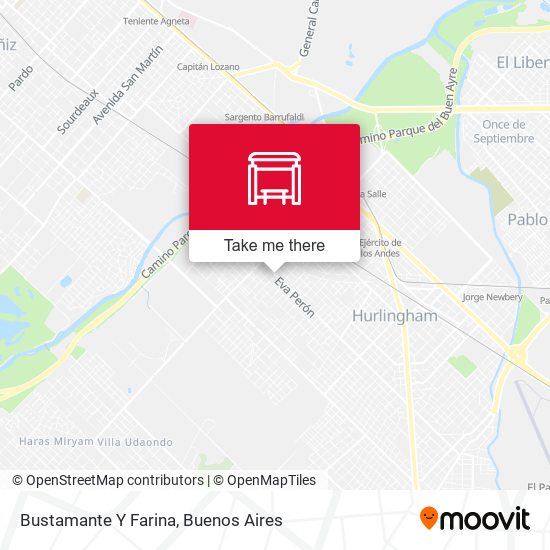 Mapa de Bustamante Y Farina