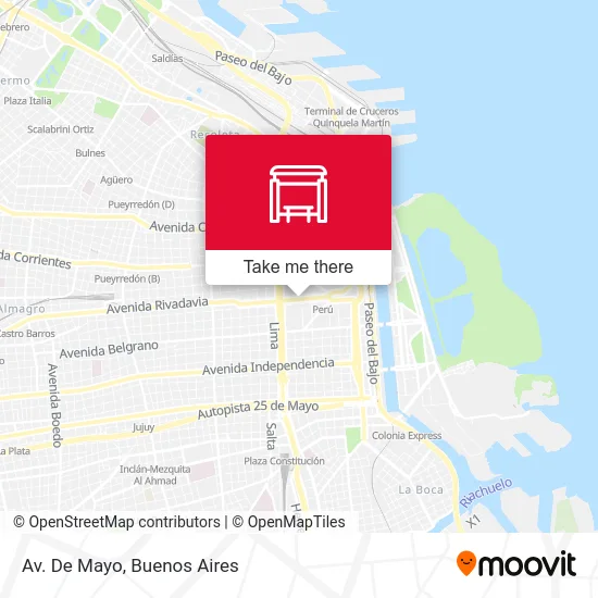 Av. De Mayo map