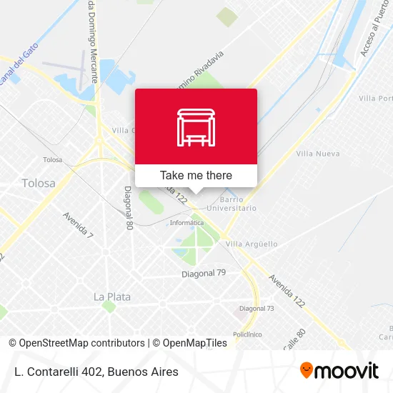 L. Contarelli 402 map