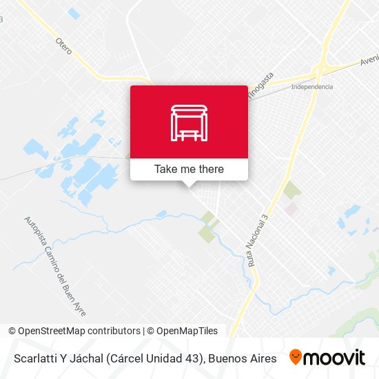 Scarlatti Y Jáchal (Cárcel Unidad 43) map
