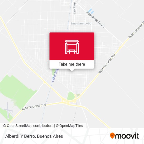 Mapa de Alberdi Y Berro