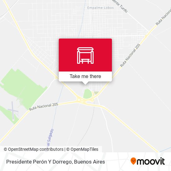 Mapa de Presidente Perón Y Dorrego