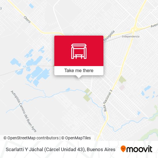 Mapa de Scarlatti Y Jáchal (Cárcel Unidad 43)