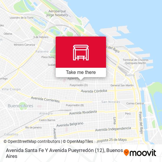 Mapa de Avenida Santa Fe Y Avenida Pueyrredón (12)