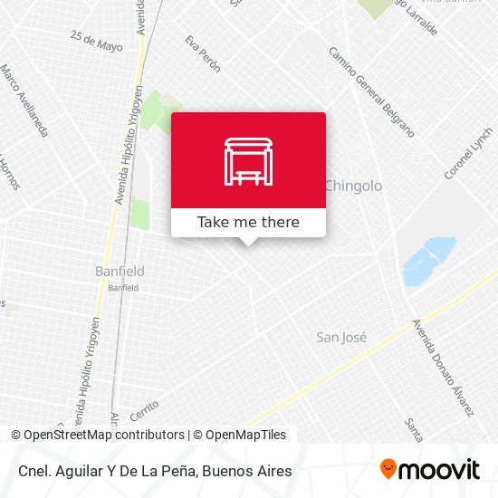 Cnel. Aguilar Y De La Peña map
