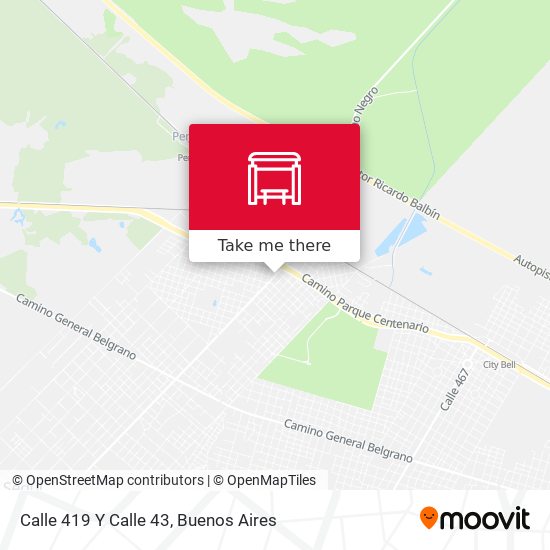 Mapa de Calle 419 Y Calle 43