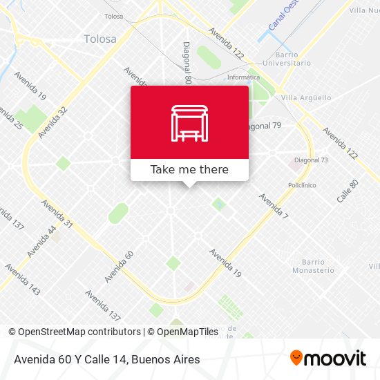 Avenida 60 Y Calle 14 map