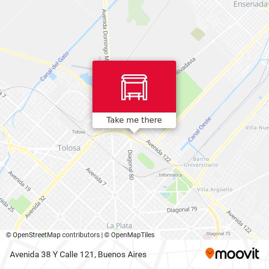 Avenida 38 Y Calle 121 map
