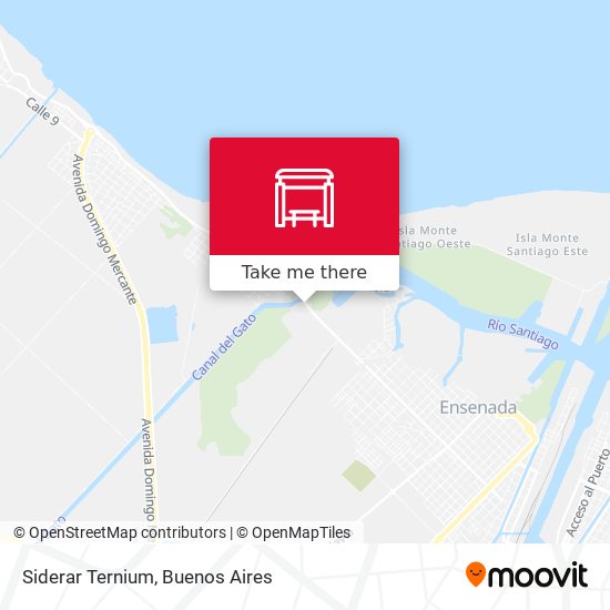 Mapa de Siderar Ternium