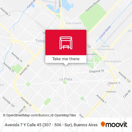 Avenida 7 Y Calle 45 (307 - 506 - Sur) map