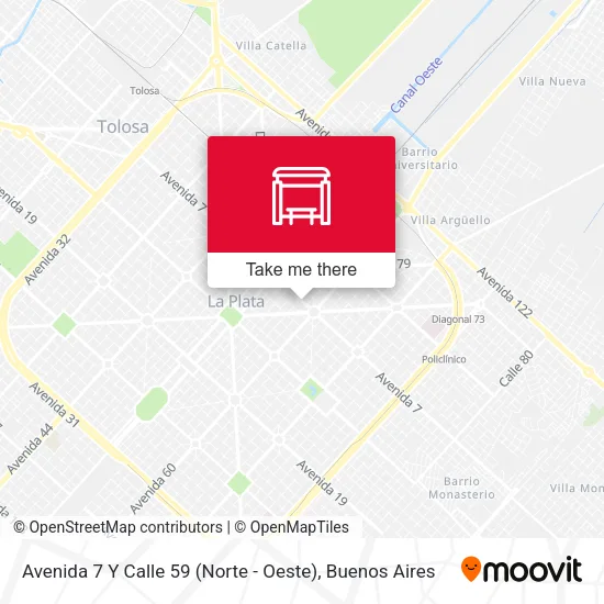 Avenida 7 Y Calle 59 (Norte - Oeste) map