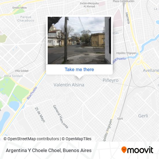 Argentina Y Choele Choel map
