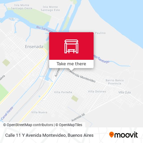 Calle 11 Y Avenida Montevideo map