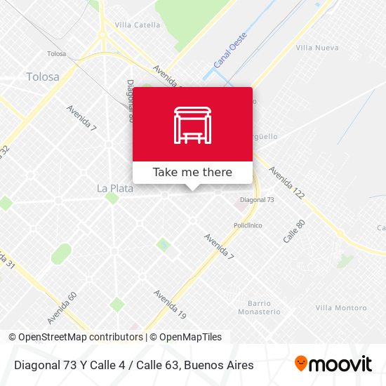 Diagonal 73 Y Calle 4 / Calle 63 map
