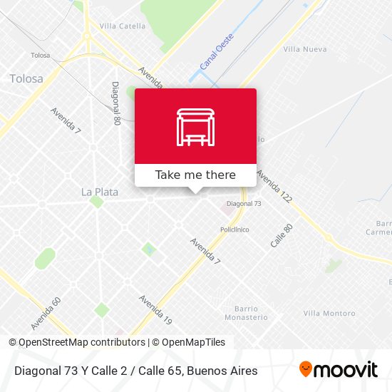 Diagonal 73 Y Calle 2 / Calle 65 map