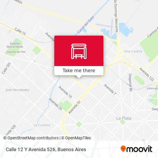Mapa de Calle 12 Y Avenida 526